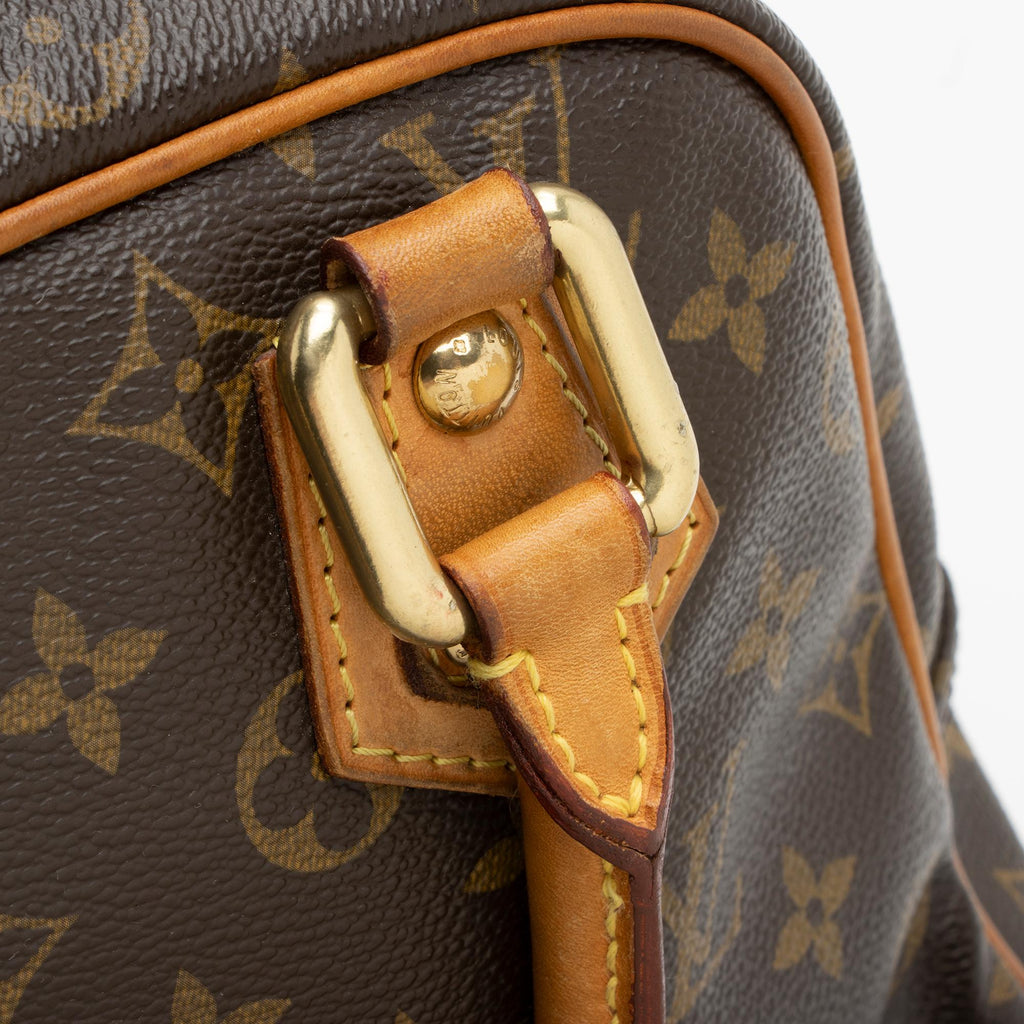 Louis Vuitton Monogram Canvas Manhattan PM Satchel (SHF-23846)