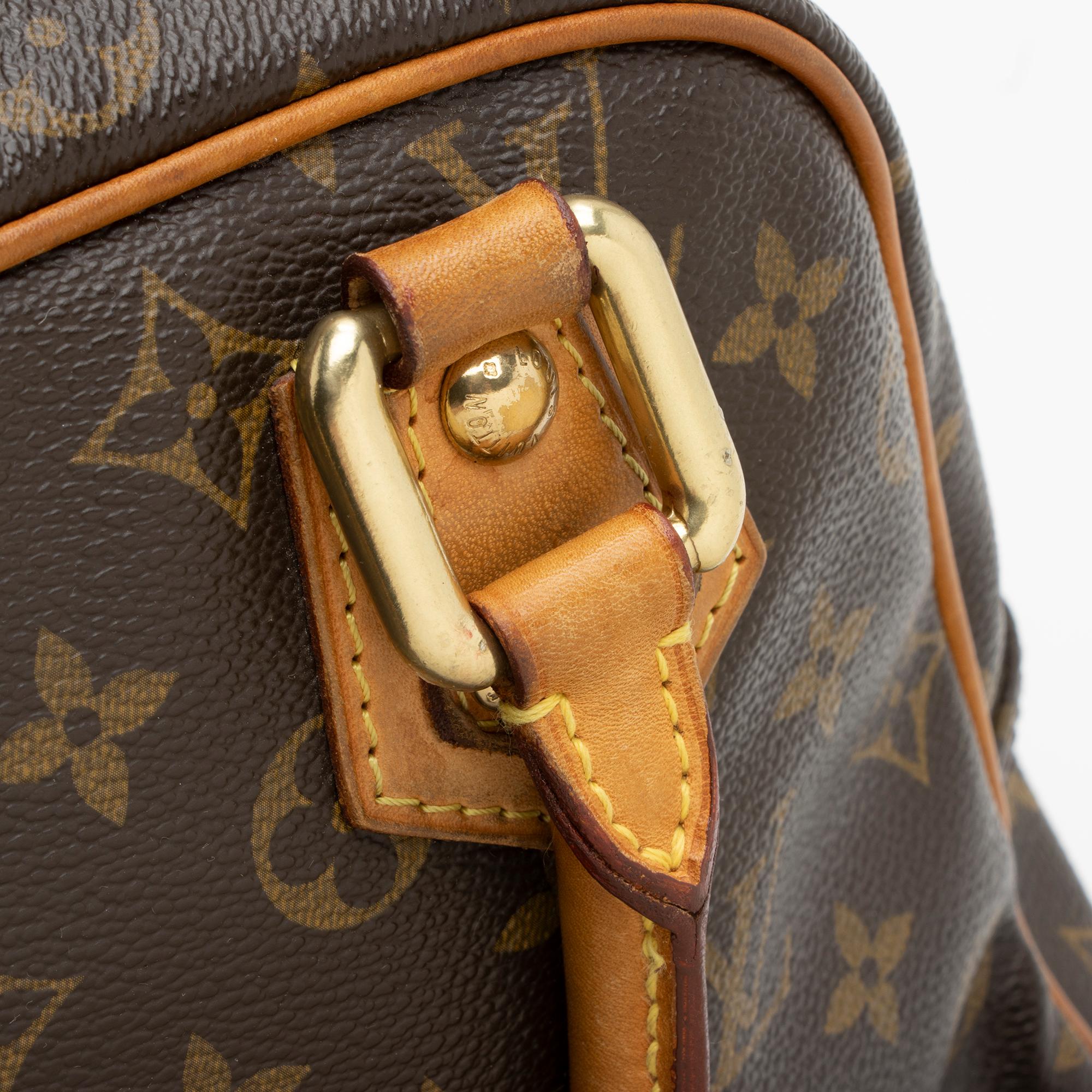 Louis Vuitton Monogram Canvas Manhattan PM Satchel (SHF-23846)
