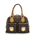 Louis Vuitton Monogram Canvas Manhattan PM Satchel (SHF-23846)