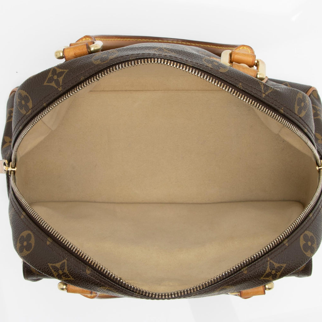 Louis Vuitton Monogram Canvas Manhattan PM Satchel (SHF-23846)