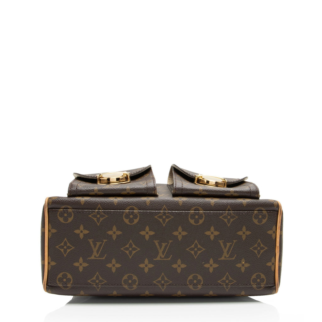 Louis Vuitton Monogram Canvas Manhattan PM Satchel (SHF-411Bub)