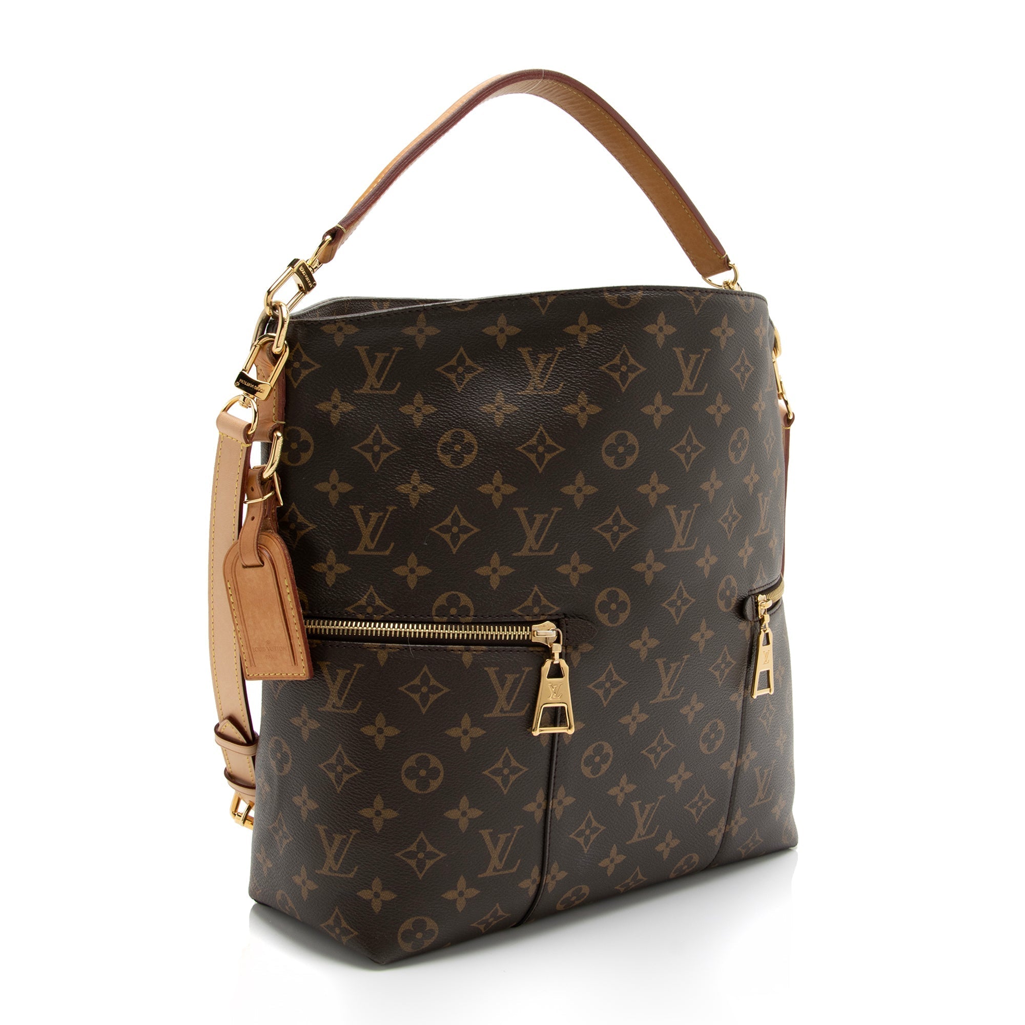 Louis Vuitton Monogram Canvas Melie Shoulder Bag (SHF-23440)