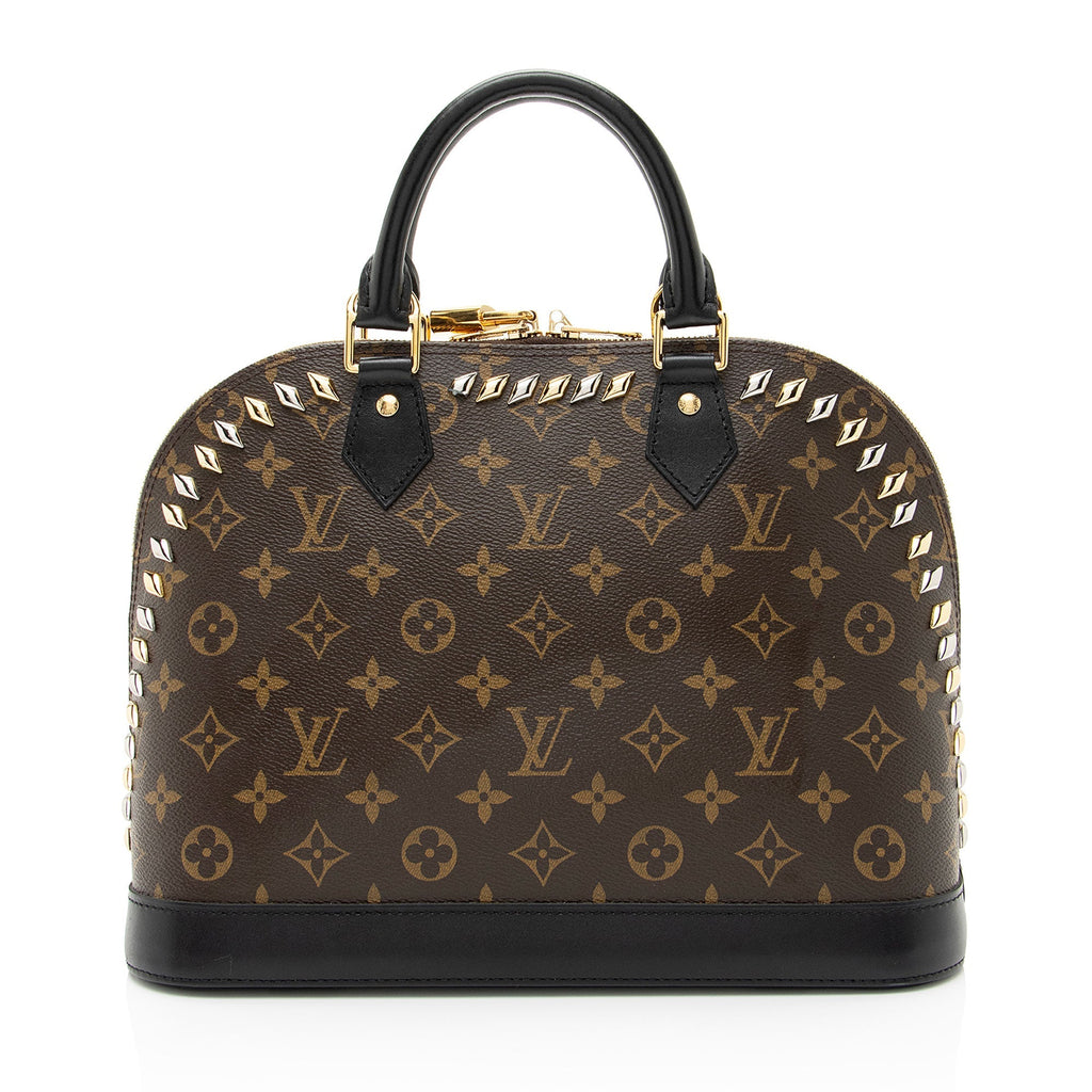 Louis Vuitton Monogram Canvas Metal Stones Alma PM Satchel (SHF-RXS9fl)