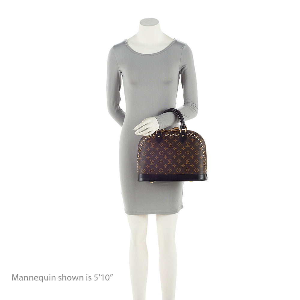 Louis Vuitton Monogram Canvas Metal Stones Alma PM Satchel (SHF-RXS9fl)