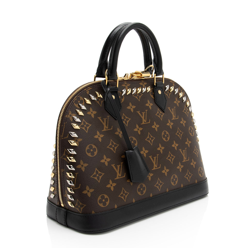 Louis Vuitton Monogram Canvas Metal Stones Alma PM Satchel (SHF-RXS9fl)