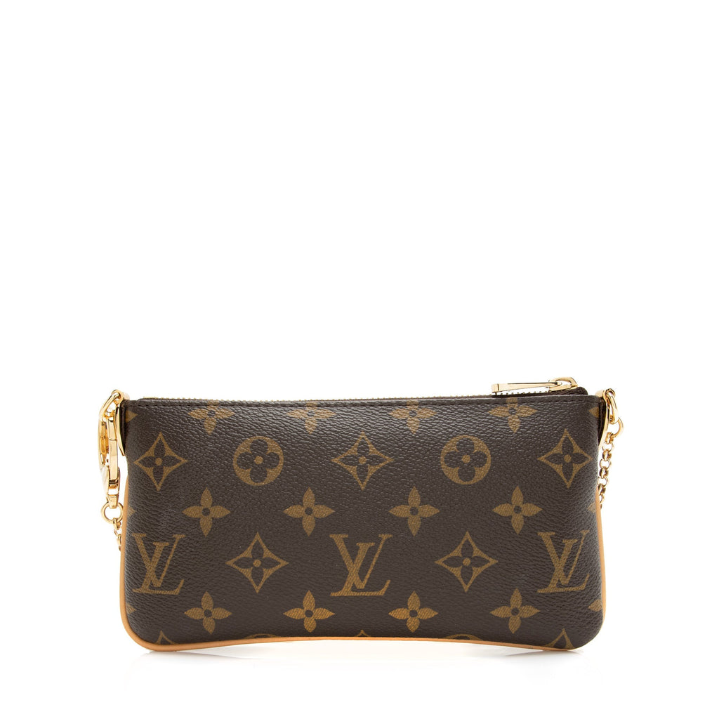 Louis Vuitton Monogram Canvas Milla MM Pochette (SHF-23941)