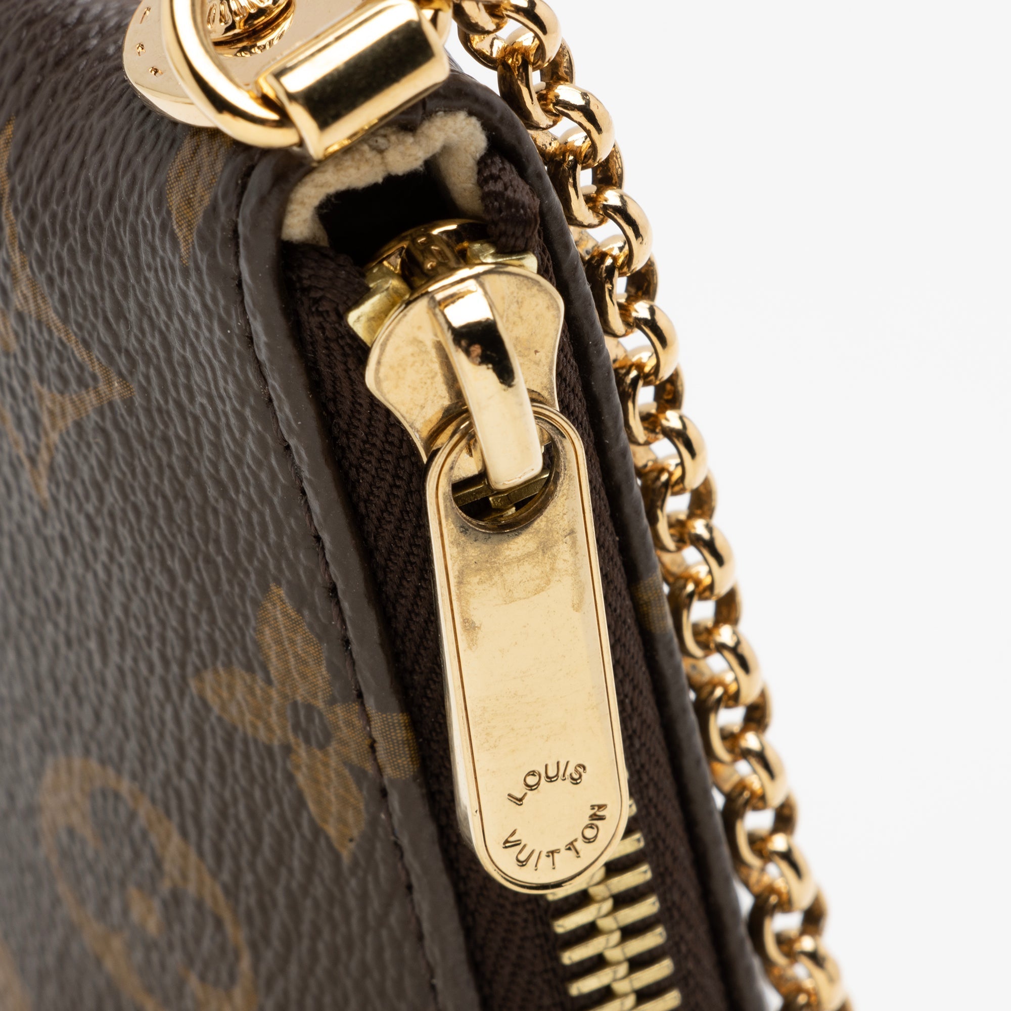 Louis Vuitton Monogram Canvas Milla MM Pochette (SHF-23941)