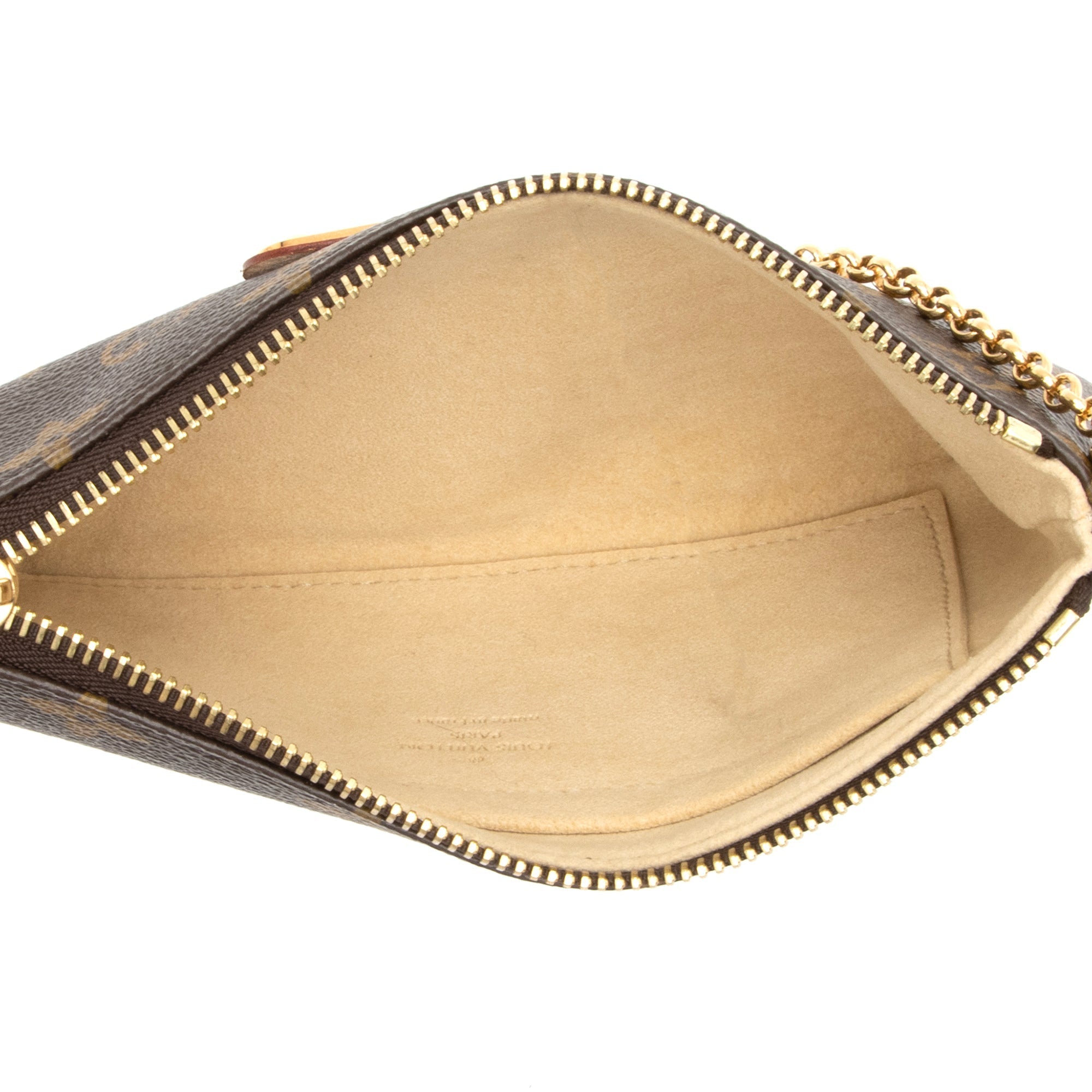 Louis Vuitton Monogram Canvas Milla MM Pochette (SHF-23941)