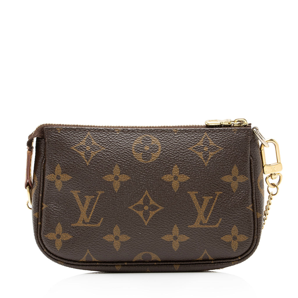 Louis Vuitton Monogram Canvas Mini Pochette Accessoires (SHF-23863)