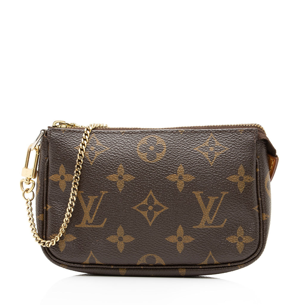 Louis Vuitton Monogram Canvas Mini Pochette Accessoires (SHF-23863)