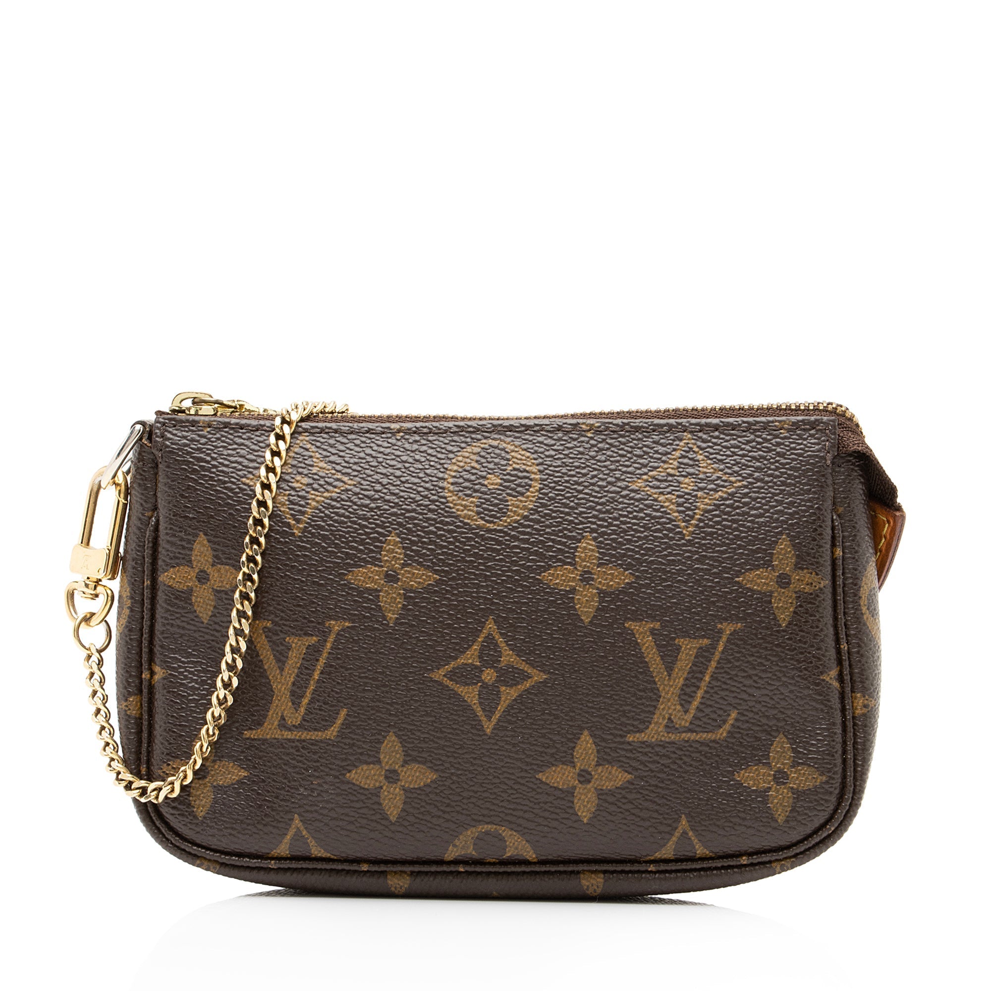 Louis Vuitton Monogram Canvas Mini Pochette Accessoires (SHF-23863)
