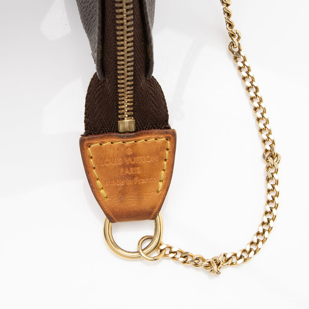 Louis Vuitton Monogram Canvas Mini Pochette Accessoires (SHF-23863)