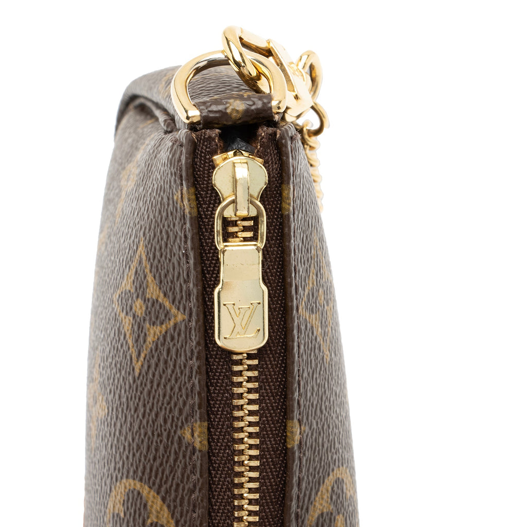 Louis Vuitton Monogram Canvas Mini Pochette Accessoires (SHF-23864)