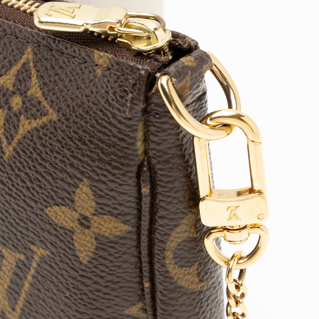 Louis Vuitton Monogram Canvas Mini Pochette Accessoires (SHF-23864)