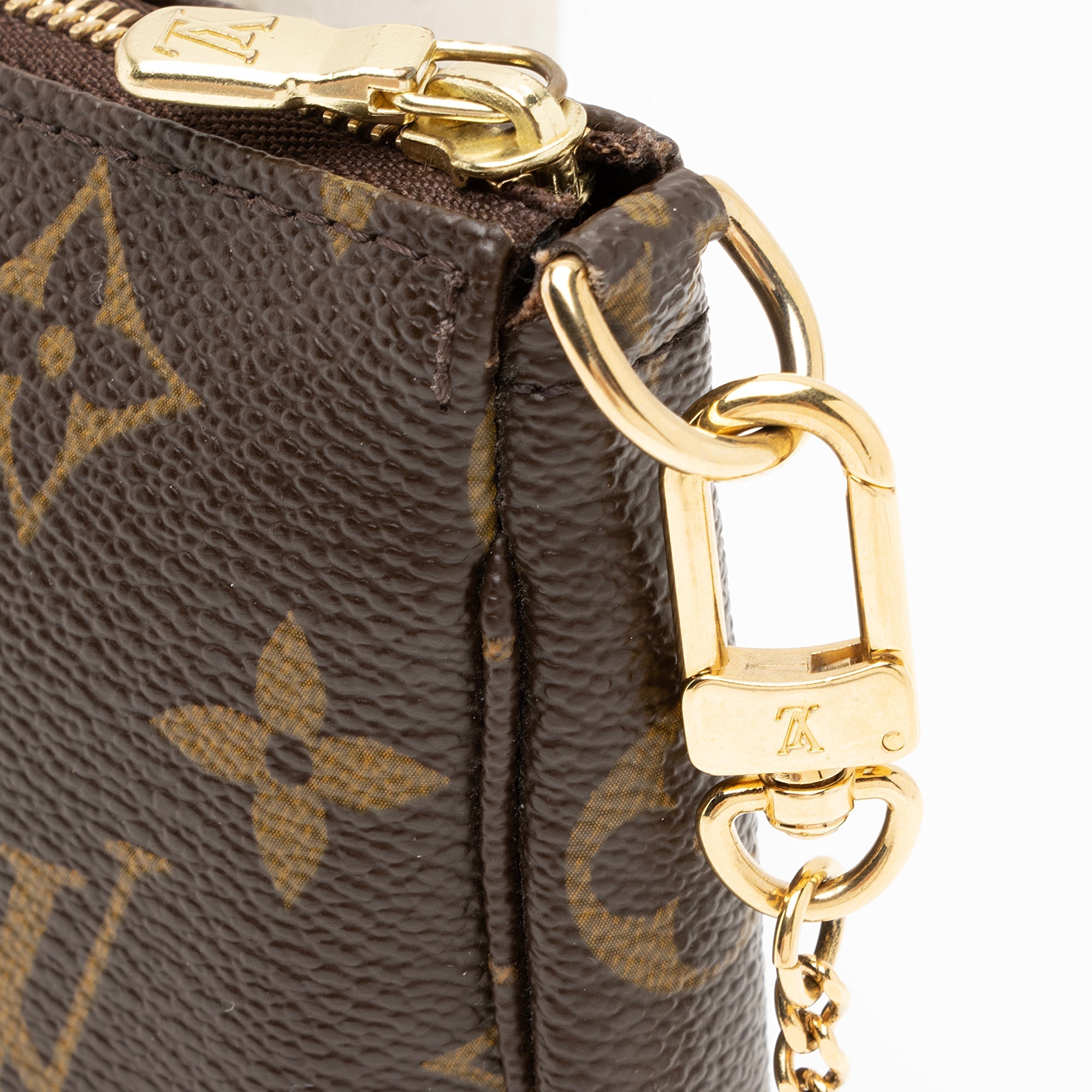 Louis Vuitton Monogram Canvas Mini Pochette Accessoires (SHF-23864)