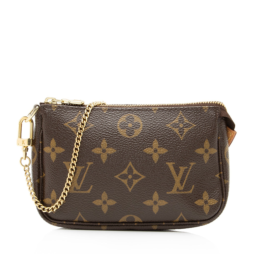 Louis Vuitton Monogram Canvas Mini Pochette Accessoires (SHF-23864)
