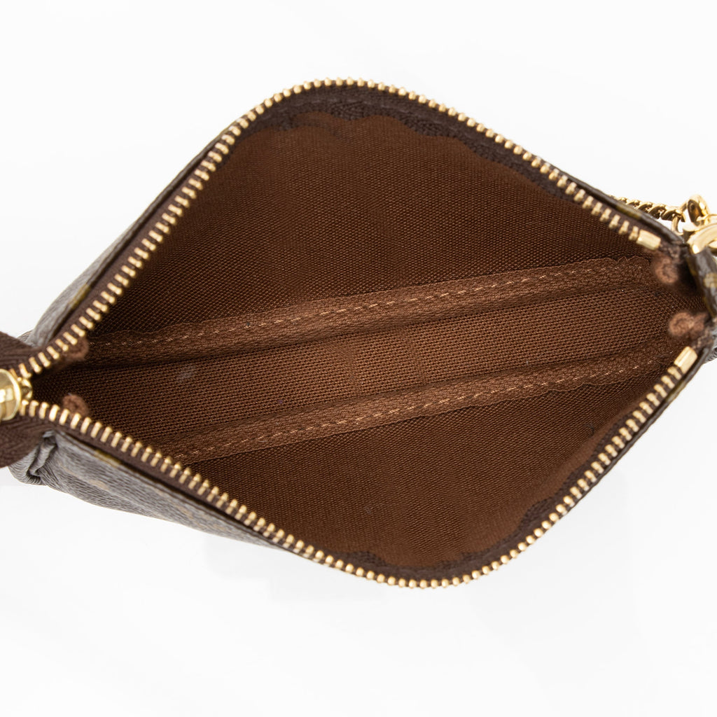 Louis Vuitton Monogram Canvas Mini Pochette Accessoires (SHF-23864)