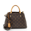 Louis Vuitton Monogram Canvas Montaigne BB Shoulder Bag (SHF-MSamVH)