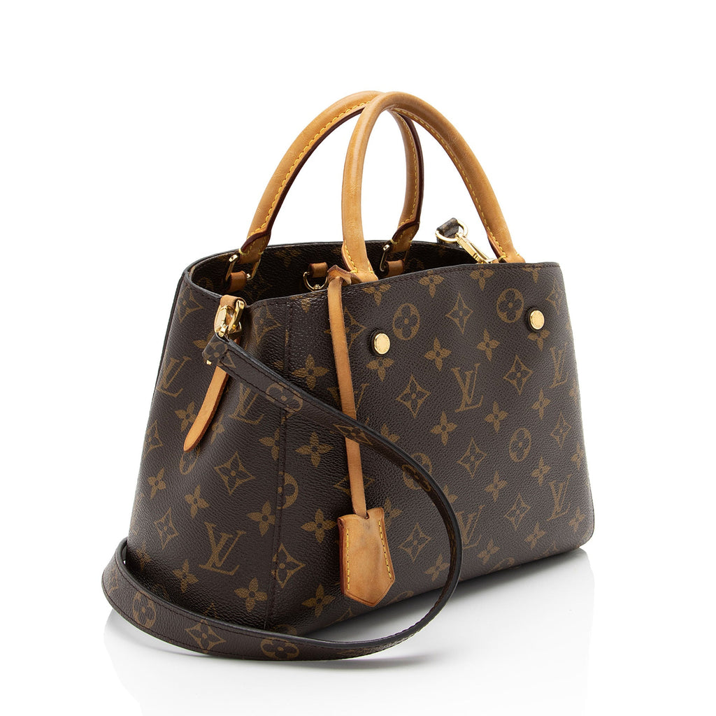 Louis Vuitton Monogram Canvas Montaigne BB Shoulder Bag (SHF-MSamVH)