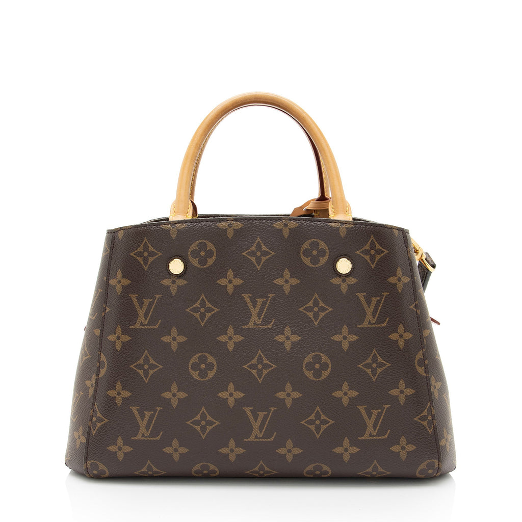 Louis Vuitton Monogram Canvas Montaigne BB Shoulder Bag (SHF-dEvVnn)