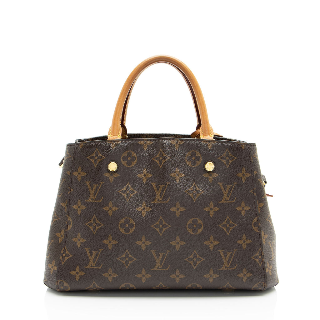 Louis Vuitton Monogram Canvas Montaigne BB Shoulder Bag (SHF-RztVM8)