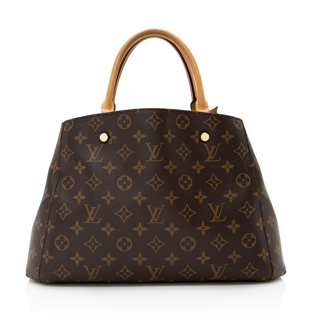 Louis Vuitton Monogram Canvas Montaigne MM Tote (SHF-21458)