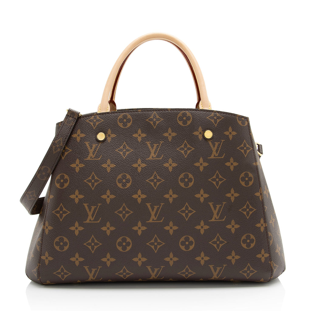 Louis Vuitton Monogram Canvas Montaigne MM Tote (SHF-23444)