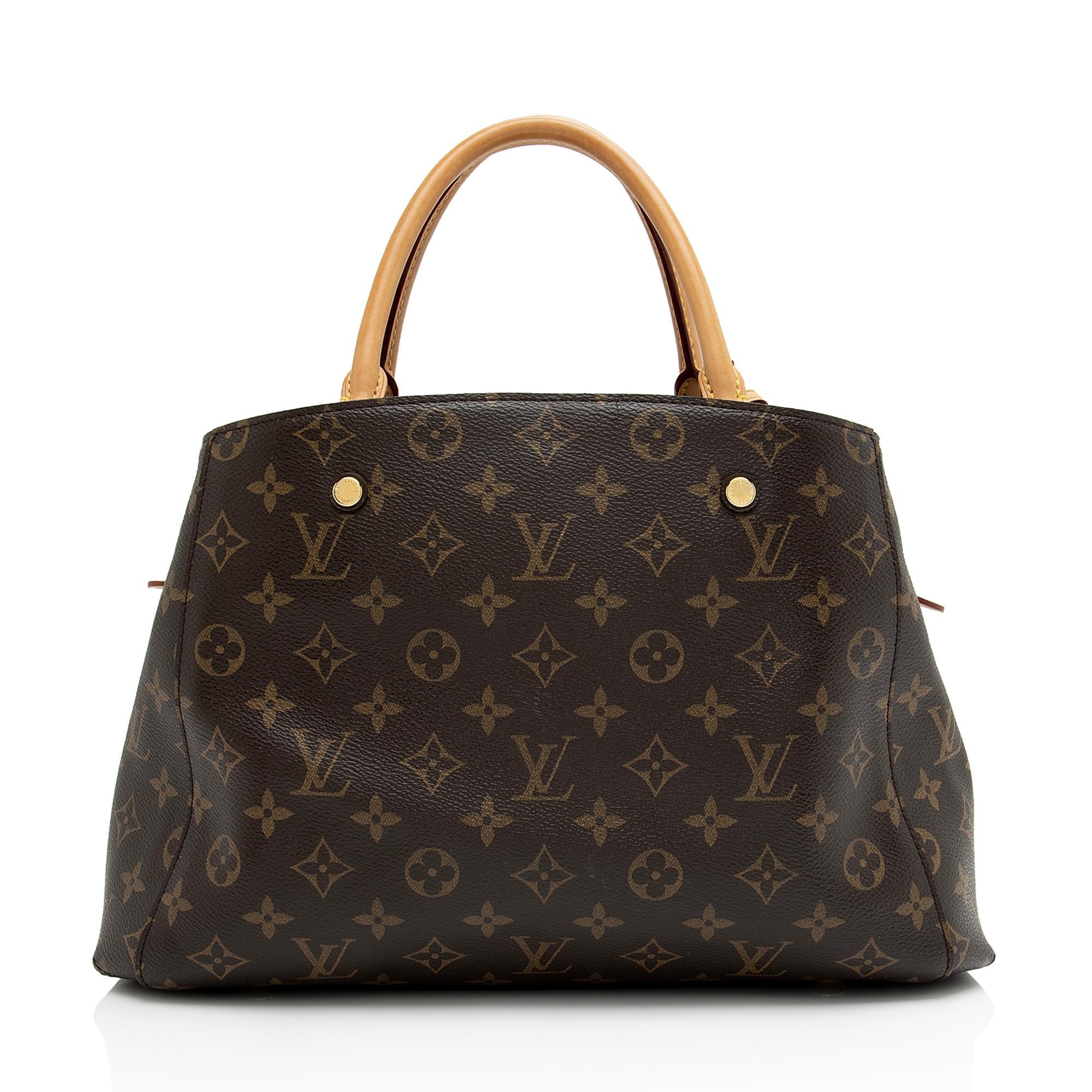 Louis Vuitton Monogram Canvas Montaigne MM Tote (SHF-Ol0huJ)