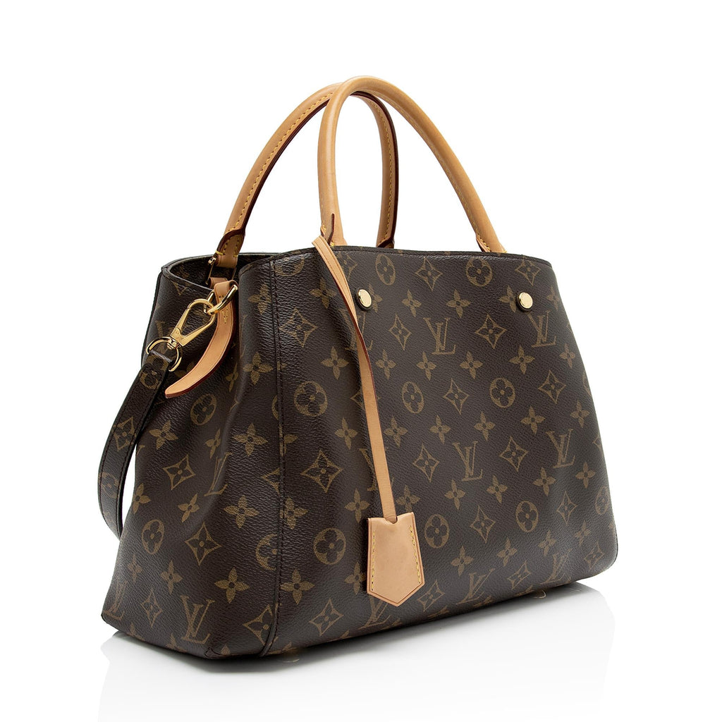 Louis Vuitton Monogram Canvas Montaigne MM Tote (SHF-Ol0huJ)