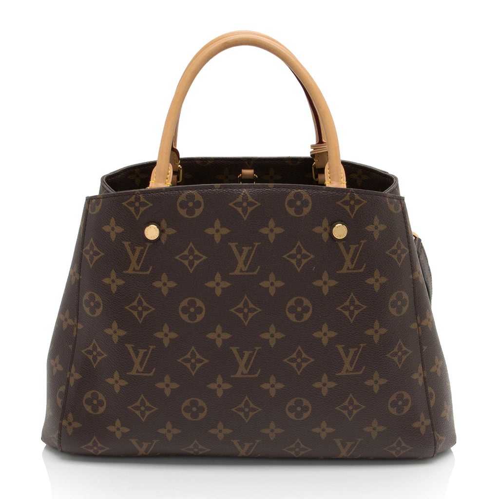 Louis Vuitton Monogram Canvas Montaigne MM Tote (SHF-b7bwxD)