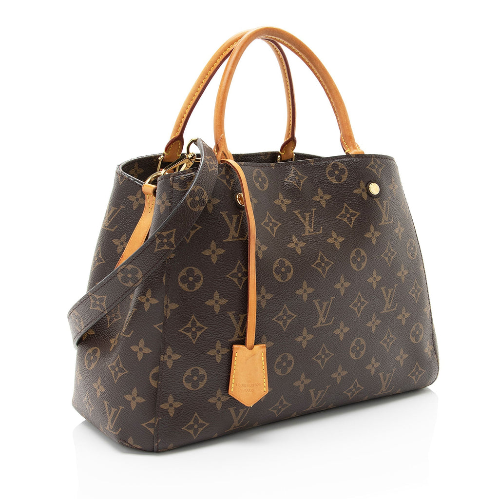 Louis Vuitton Monogram Canvas Montaigne MM Tote (SHF-LwfuwO)