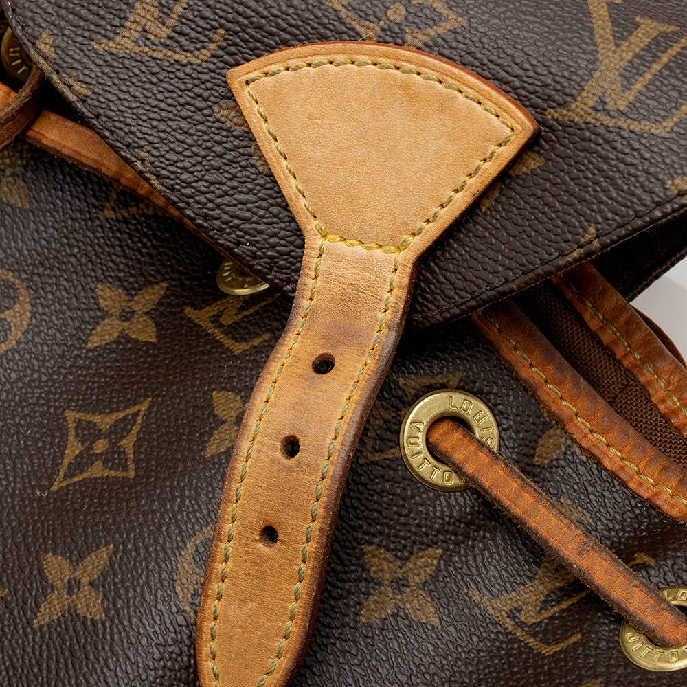 Louis Vuitton Monogram Canvas Montsouris MM Backpack (SHF-21416)
