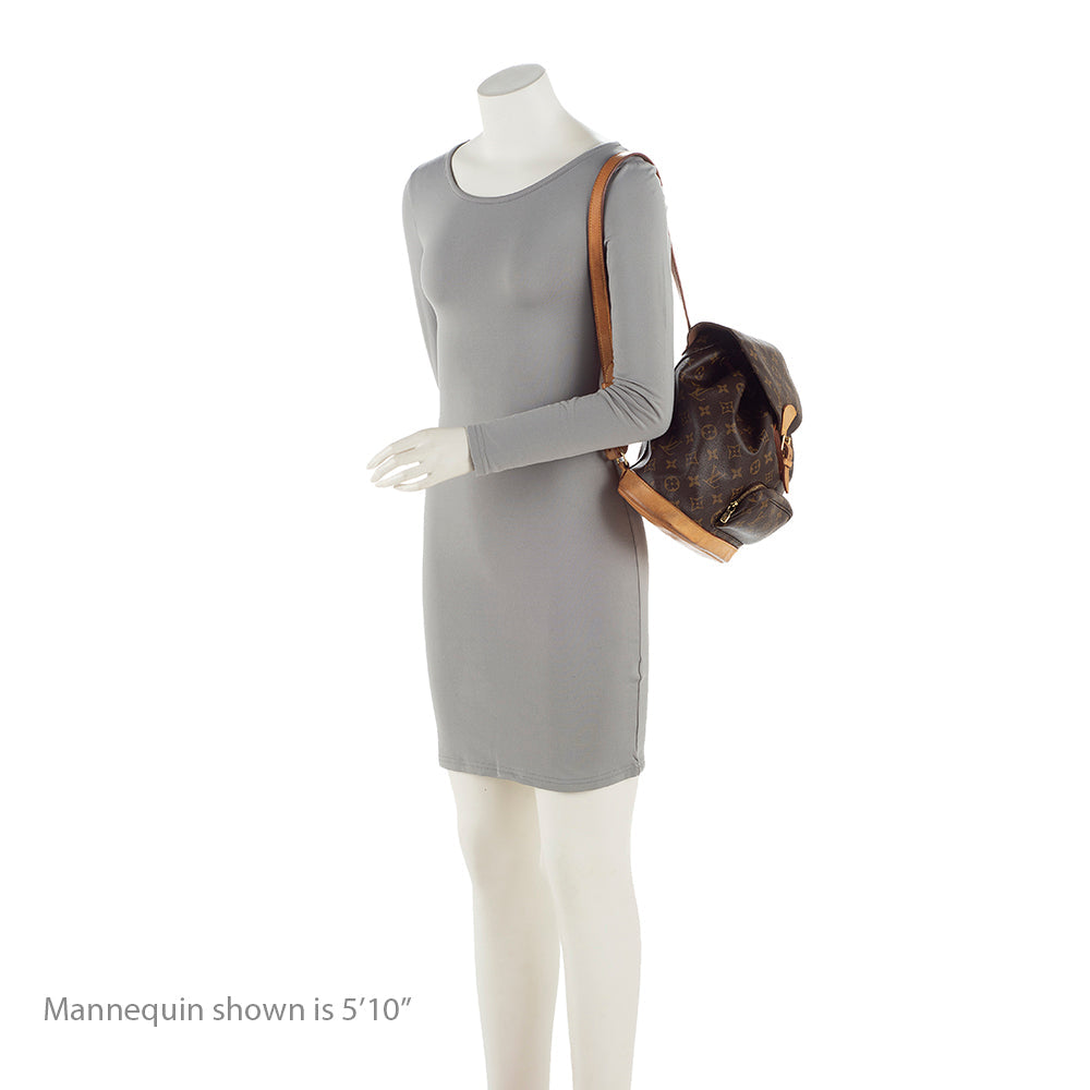 Louis Vuitton Monogram Canvas Montsouris MM Backpack (SHF-21416)