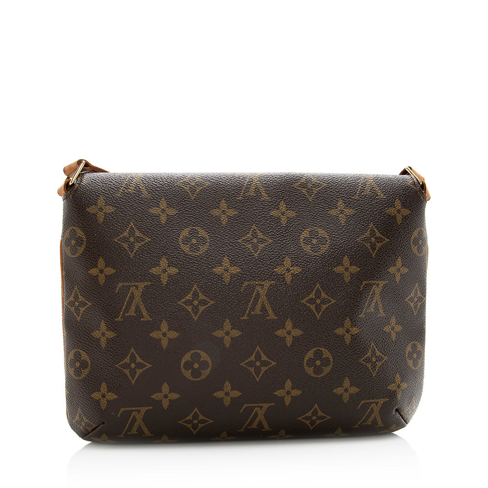 Louis Vuitton  Monogram Canvas Musette Tango Shoulder Bag - FINAL SALE (SHF-20343)