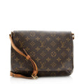 Louis Vuitton  Monogram Canvas Musette Tango Shoulder Bag - FINAL SALE (SHF-20343)