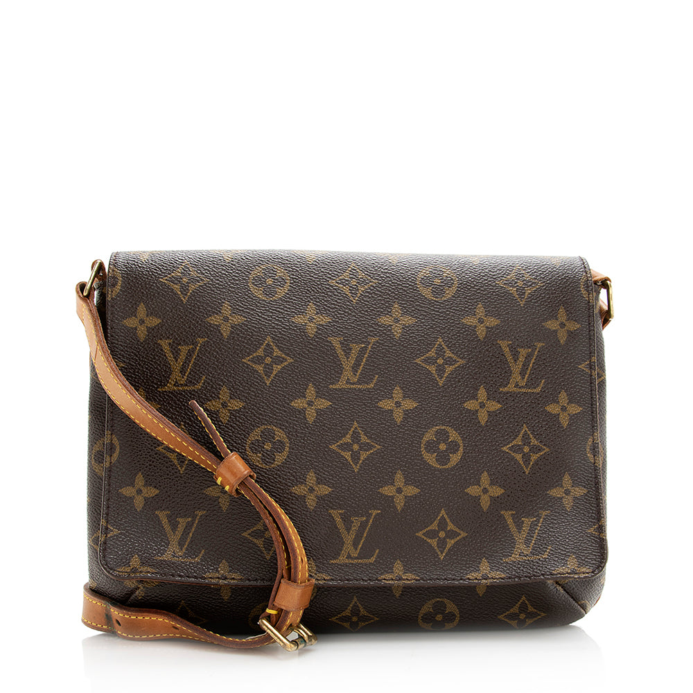 Louis Vuitton  Monogram Canvas Musette Tango Shoulder Bag - FINAL SALE (SHF-20343)