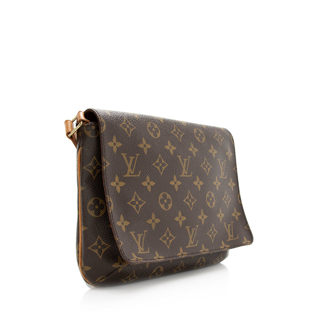 Louis Vuitton  Monogram Canvas Musette Tango Shoulder Bag - FINAL SALE (SHF-20343)