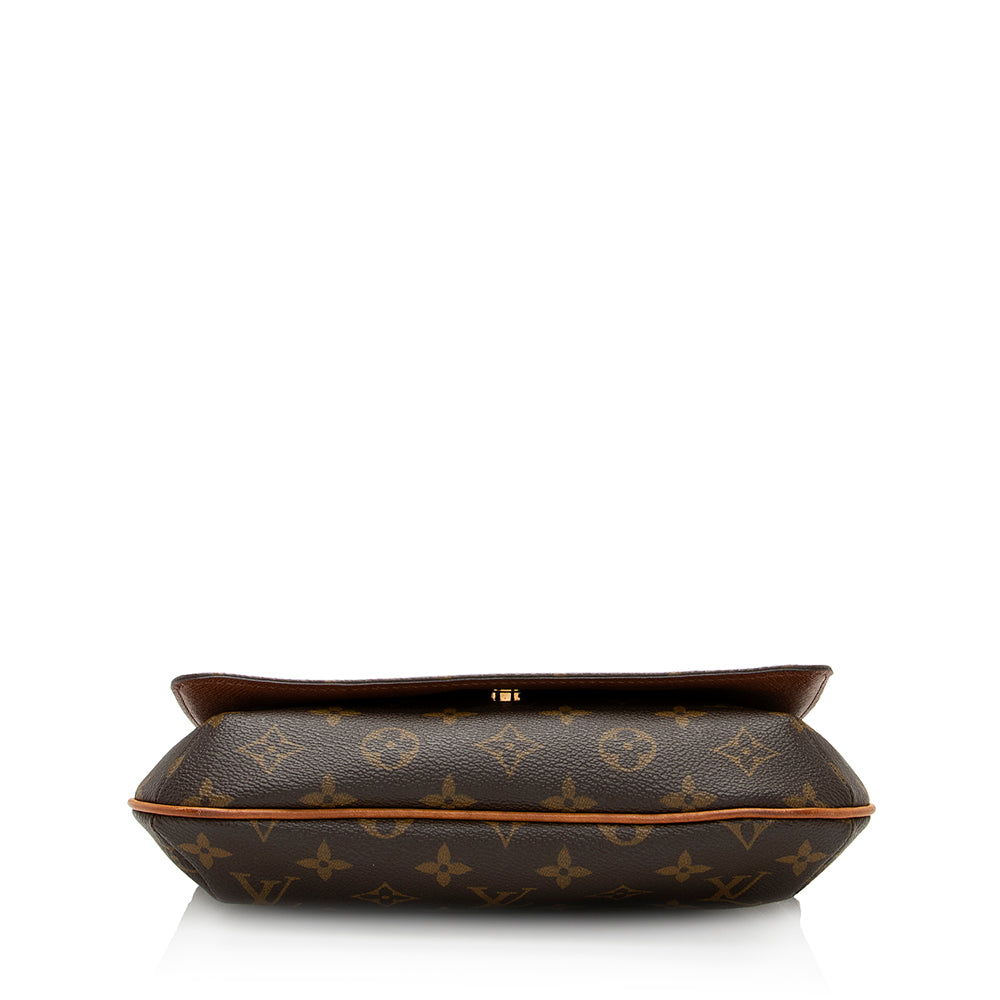 Louis Vuitton  Monogram Canvas Musette Tango Shoulder Bag (SHF-21114)