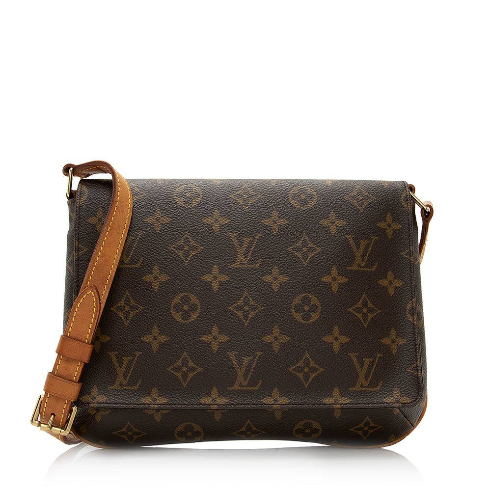 Louis Vuitton  Monogram Canvas Musette Tango Shoulder Bag (SHF-21114)