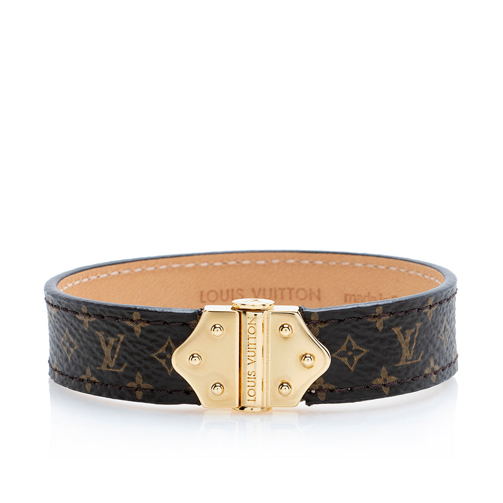 Louis Vuitton Monogram Canvas Nano Bracelet (SHF-21464)