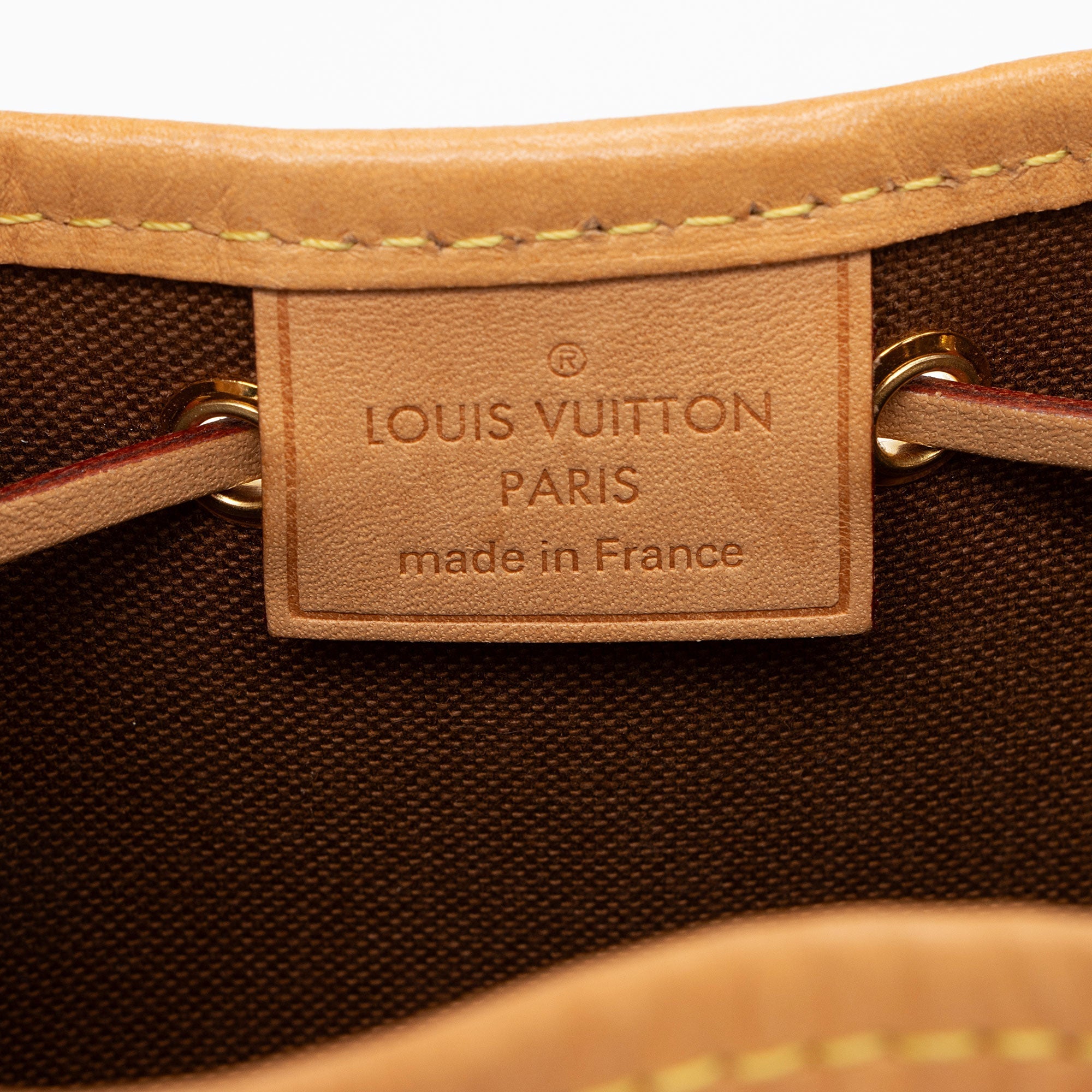 Louis Vuitton Monogram Canvas Nano Noe Shoulder Bag (SHF-Y2s7Ul)