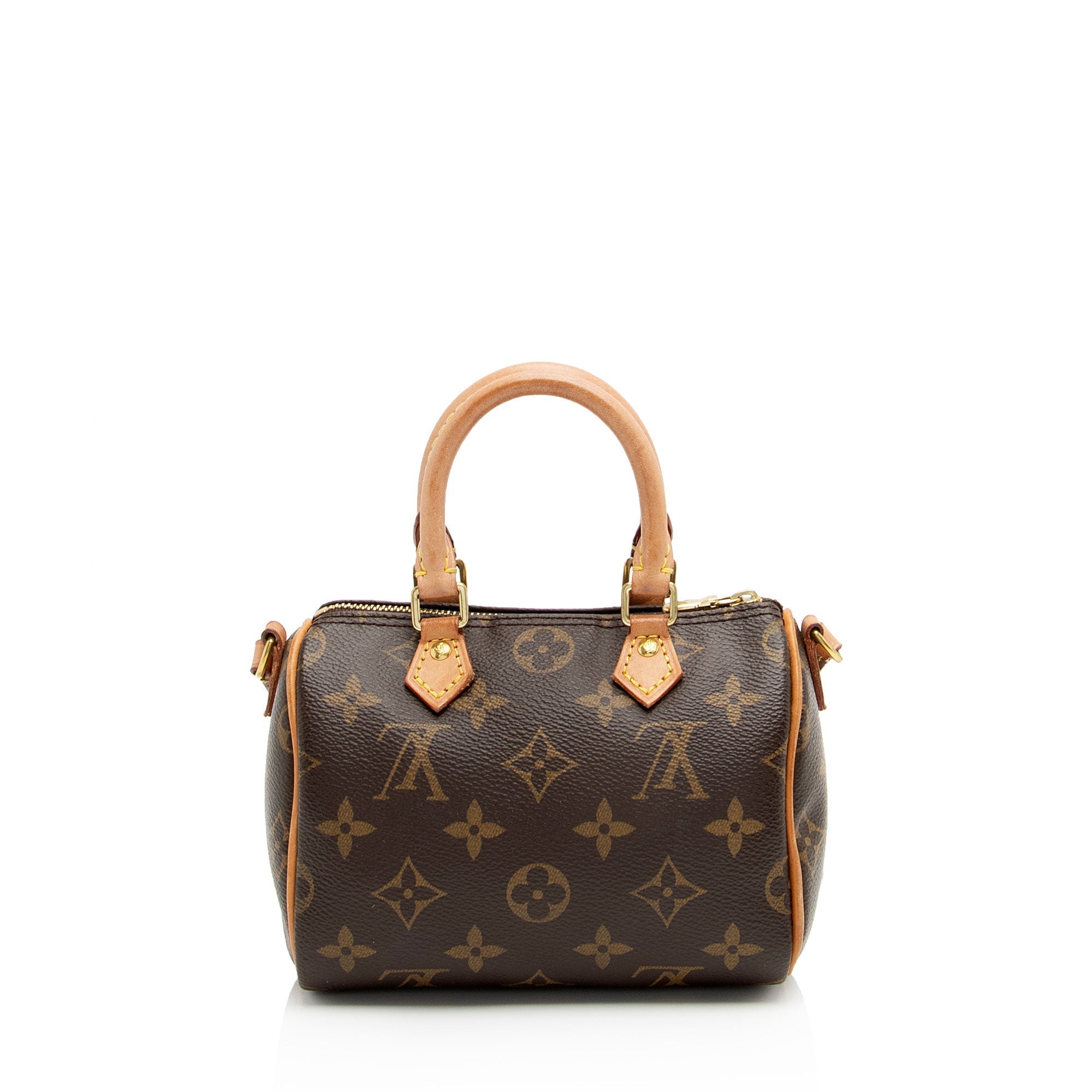 Louis Vuitton Monogram Canvas Nano Speedy Satchel (SHF-v8GlEI)