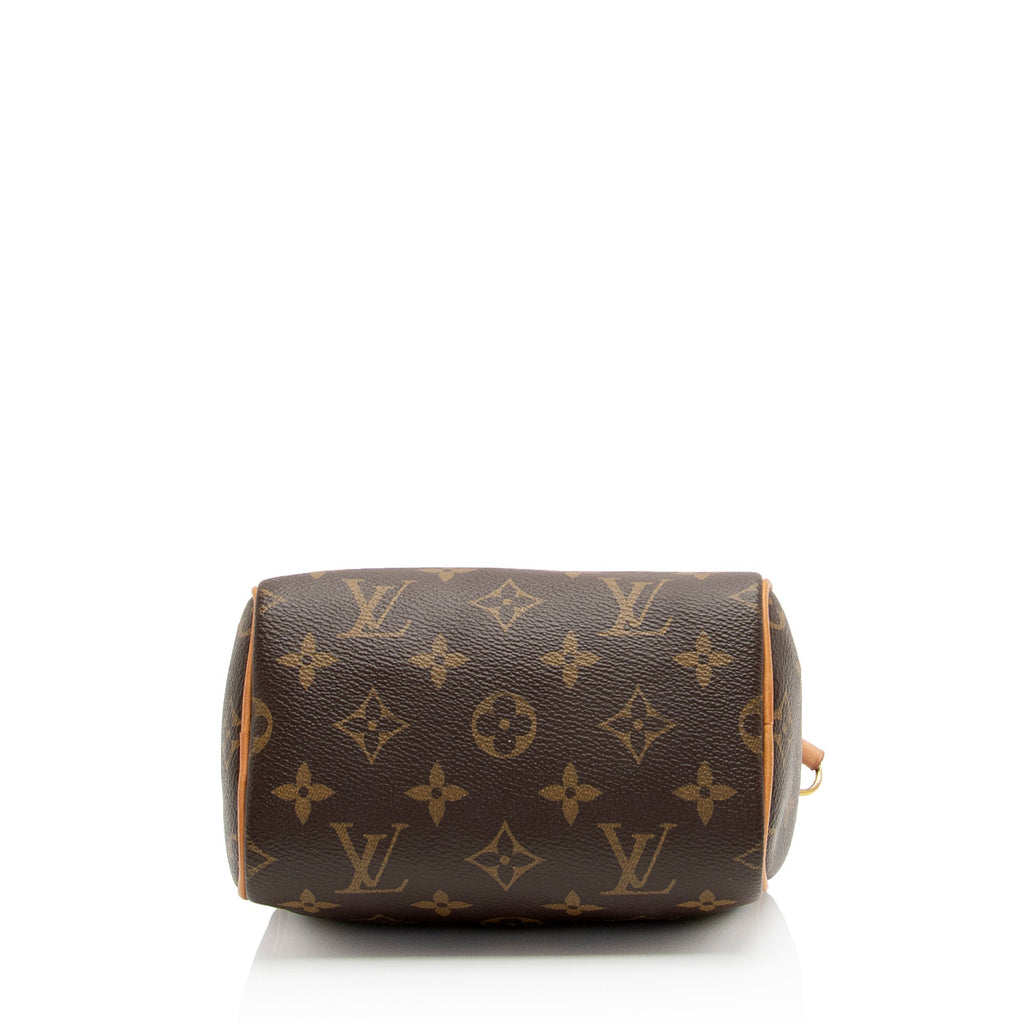 Louis Vuitton Monogram Canvas Nano Speedy Satchel (SHF-v8GlEI)