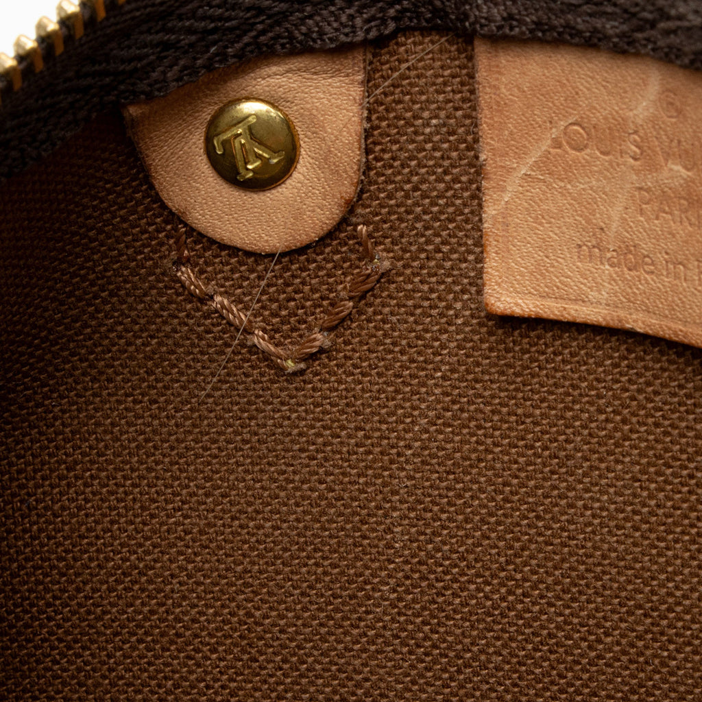 Louis Vuitton Monogram Canvas Nano Speedy Satchel (SHF-v8GlEI)