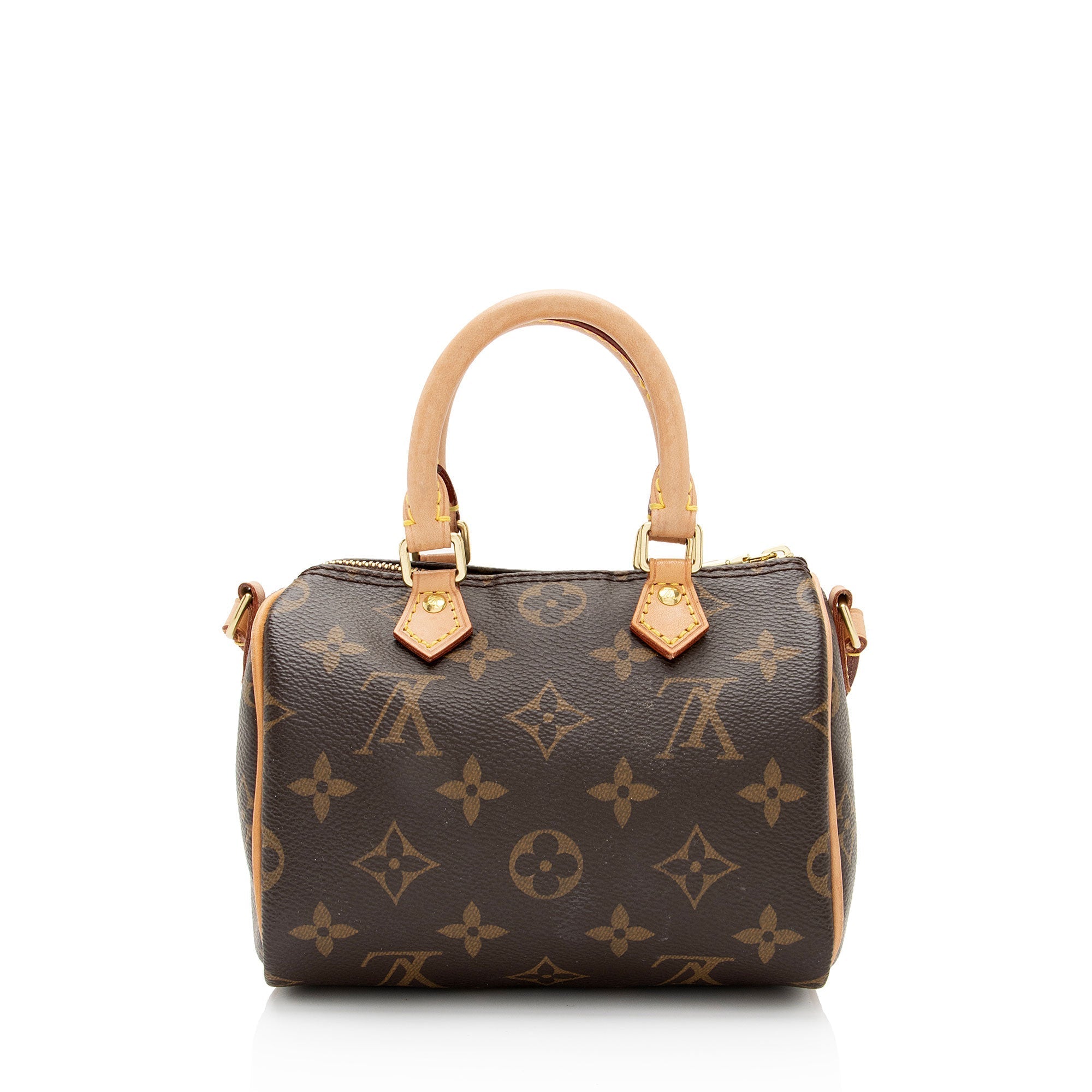 Louis Vuitton Monogram Canvas Nano Speedy Satchel (SHF-gUjSco)
