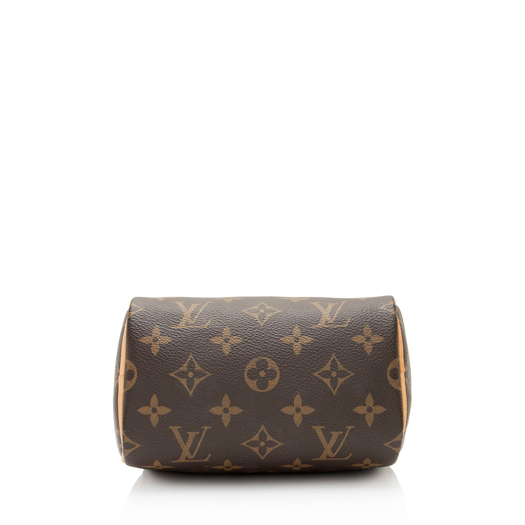 Louis Vuitton Monogram Canvas Nano Speedy Satchel (SHF-gUjSco)