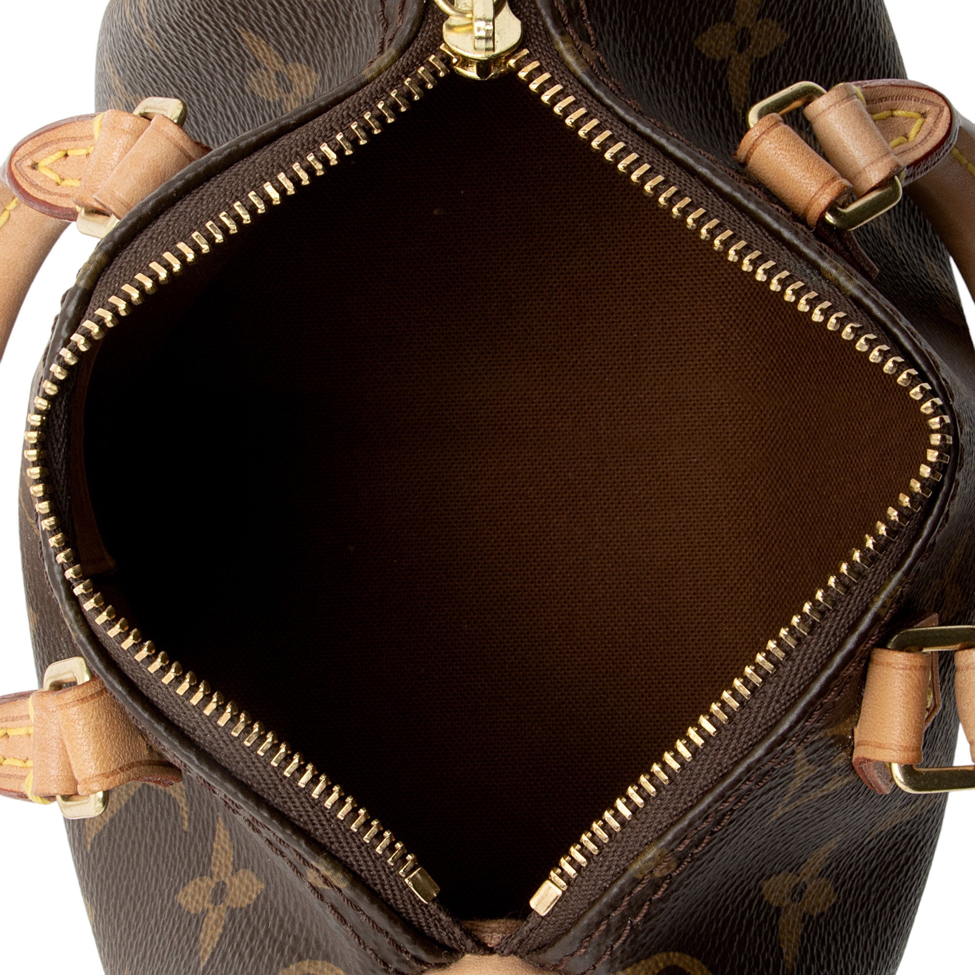 Louis Vuitton Monogram Canvas Nano Speedy Satchel (SHF-gUjSco)