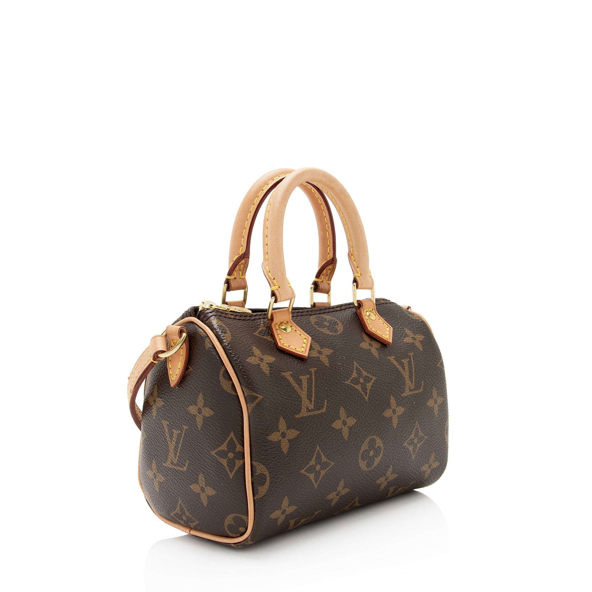 Louis Vuitton Monogram Canvas Nano Speedy Satchel (SHF-gUjSco)
