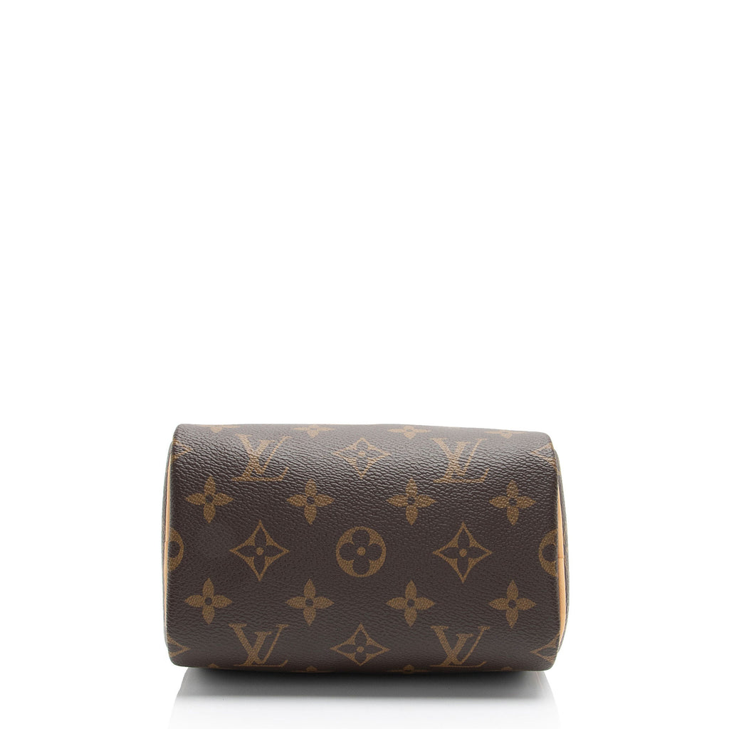 Louis Vuitton Monogram Canvas Nano Speedy Satchel (SHF-6ETzal)