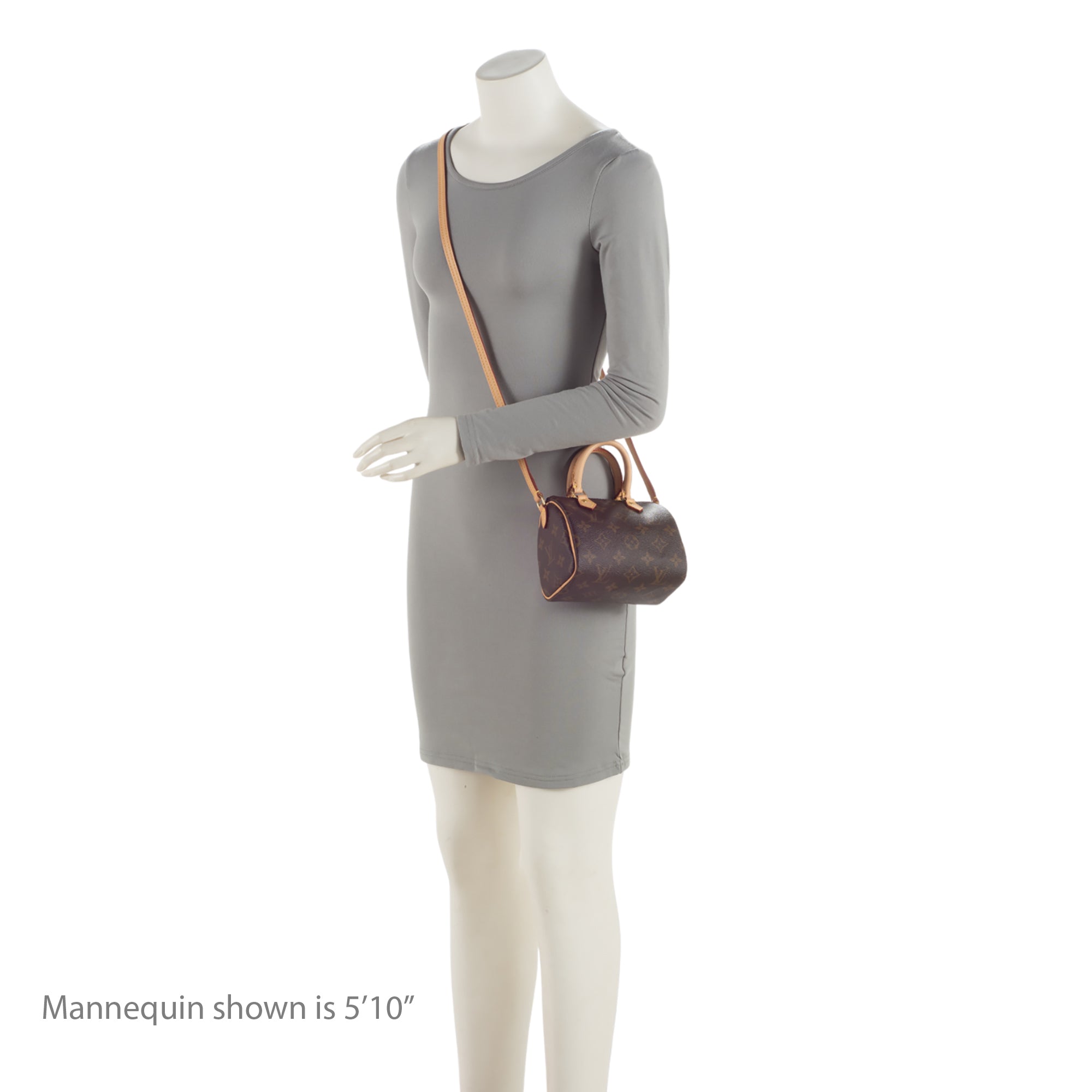 Louis Vuitton Monogram Canvas Nano Speedy Satchel (SHF-6ETzal)